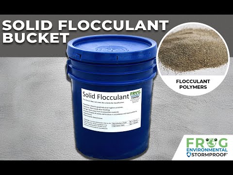 Solid Flocculant Bucket (2 Gallon) – Powerful Pollutant Removal for Storm Water